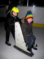 Allen samen- Schaatsen tijdens onze wintersportdag !